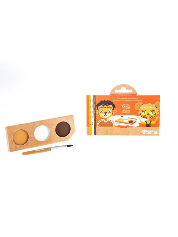 UNIK.HUS Namaki cosmetics Schminkset Löwe Giraffe offen