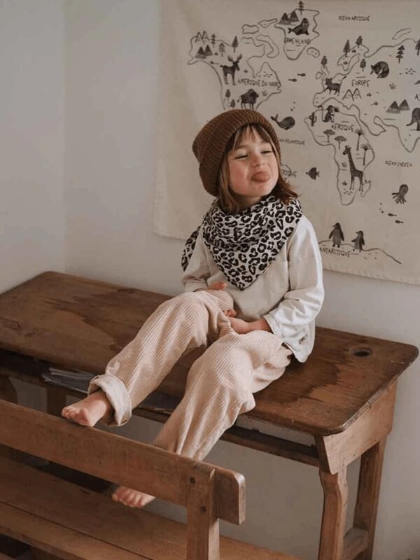 UNIK.HUS ROSE in APRIL Musselintuch Leo Kids