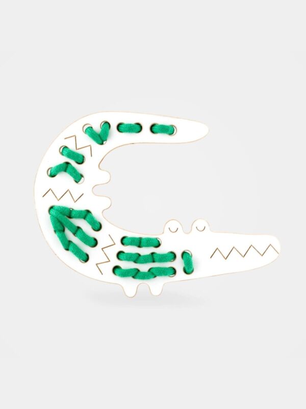 Krokodil | Fädelspiel – Bild 3