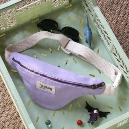 UNIK.HUS hindbag Tasche Augustin Kids Bananentasche Umhängetasche lila flieder