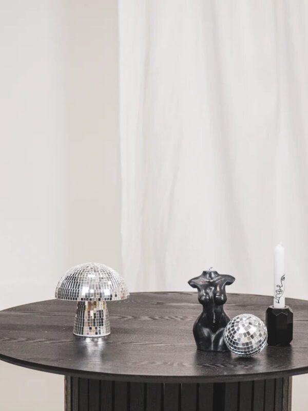 UNIK.HUS Housevitamin NL Disco Mushroom Pliz silber