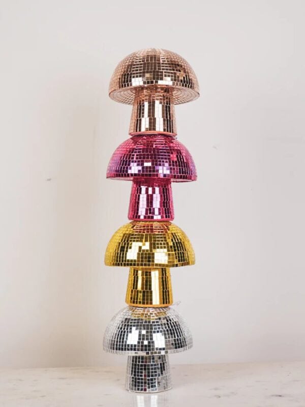 UNIK.HUS Housevitamin NL Disco Mushroom Pliz silber pink gold bronze