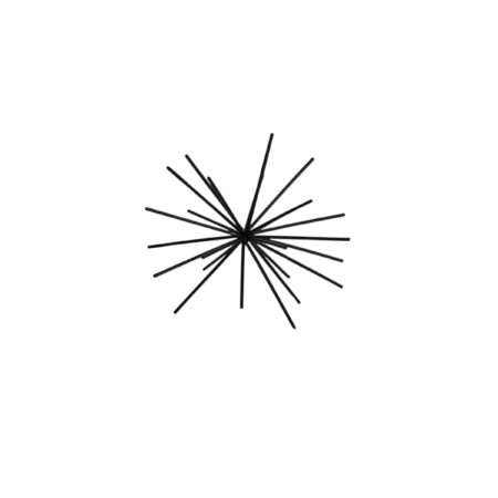 UNIK.HUS Housevitamin Ornament Deko Fireworks schwarz