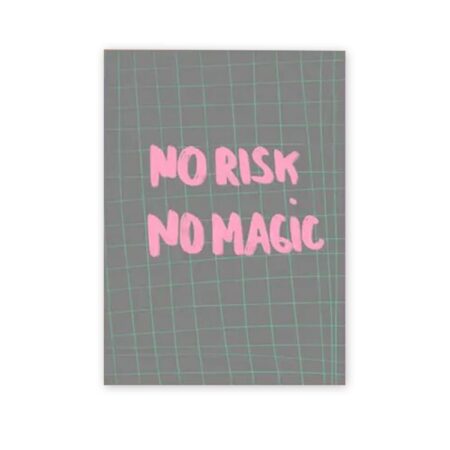 Postkarte UNIK.HUS Ute Arnold hej.ibiza no risk no magic