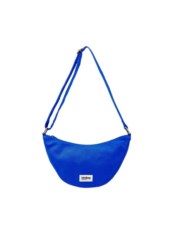 UNIK.HUS hindbag Tasche Andrea Halbmondtasche Umhängetasche Handtasche blau