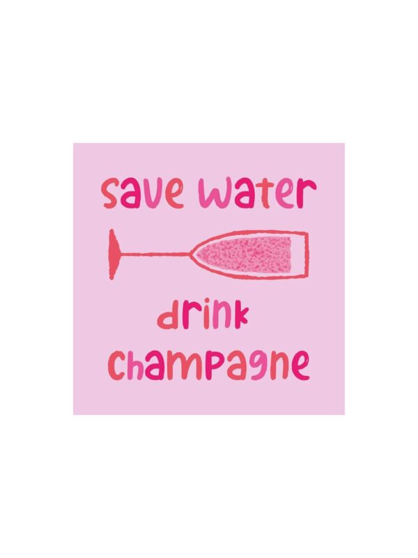 UNIK.HUS Homebound Fliesen save water drink chamapgne