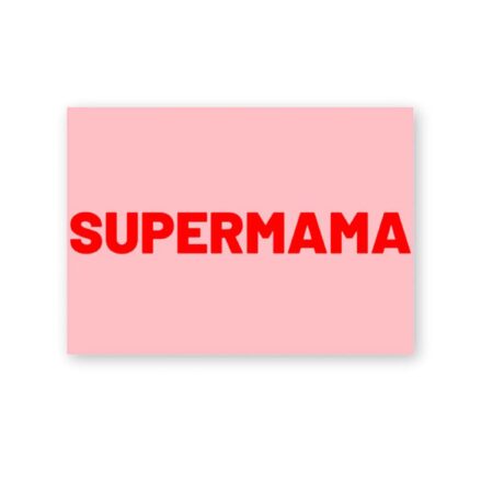 UNIK.HUS Herr&FrauHempel Postkarte Supermama