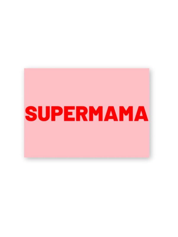 UNIK.HUS Herr&FrauHempel Postkarte Supermama