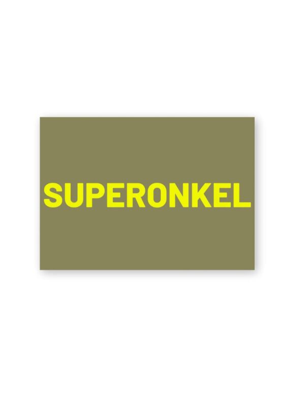 UNIK.HUS Herr&FrauHempel Postkarte Superonkel