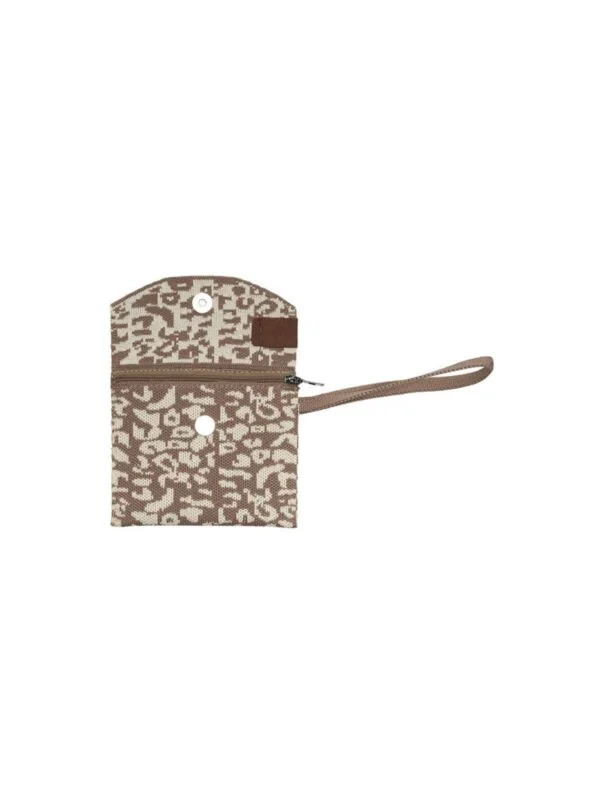 UNIK.HUS Lot83 Geldbörse Brieftasche Portemonnaie Julia 01 Leo braun-beige