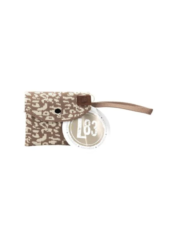 UNIK.HUS Lot83 Geldbörse Brieftasche Portemonnaie Julia 01 Leo braun-beige