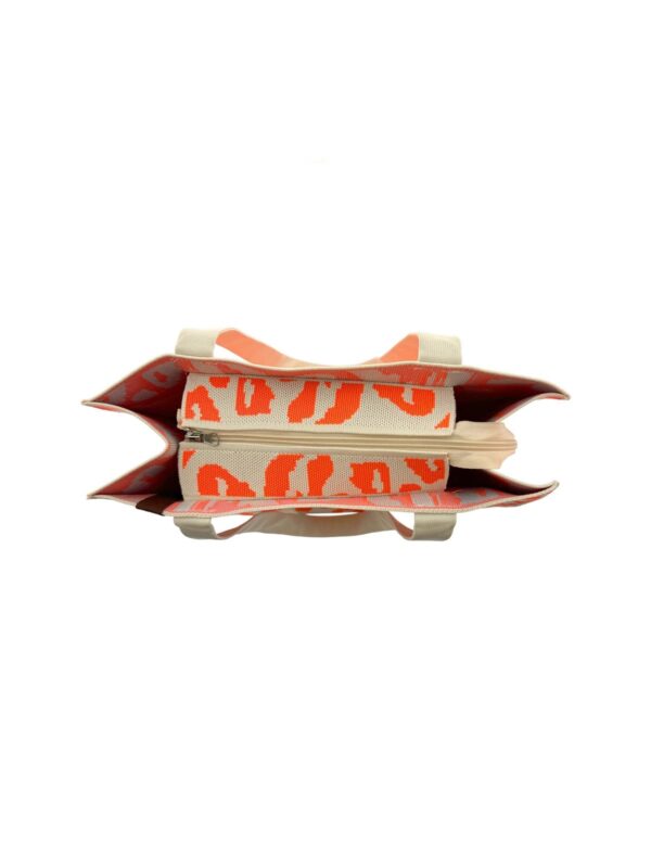 UNIK.HUS LOT83 Tote Bag Femke Leo orange-beige