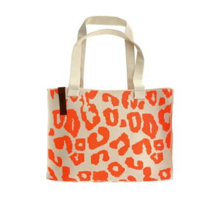 UNIK.HUS LOT83 Tote Bag Femke Leo orange-beige
