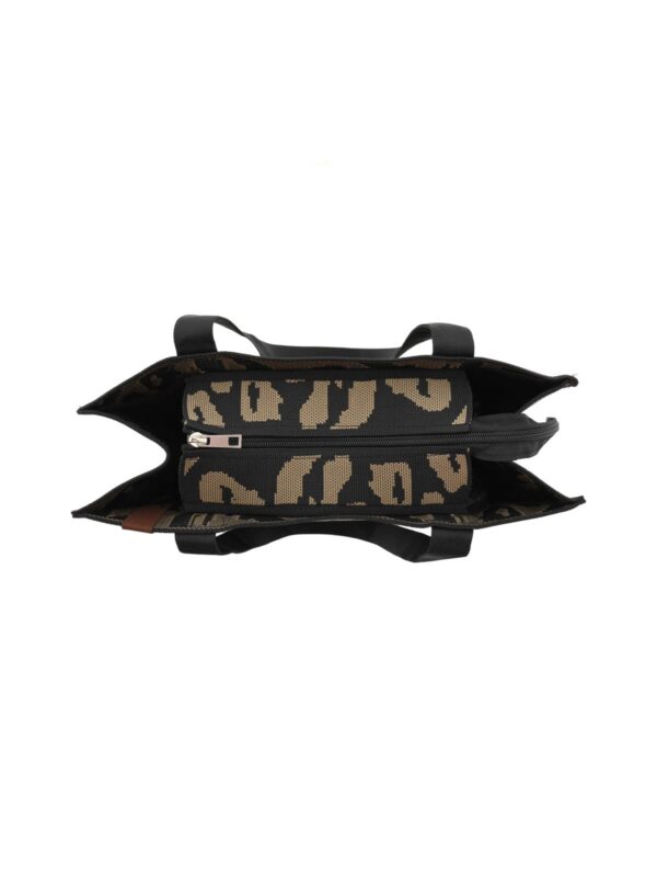 UNIK.HUS LOT83 Tote Bag Femke Leo schwarz braun beige
