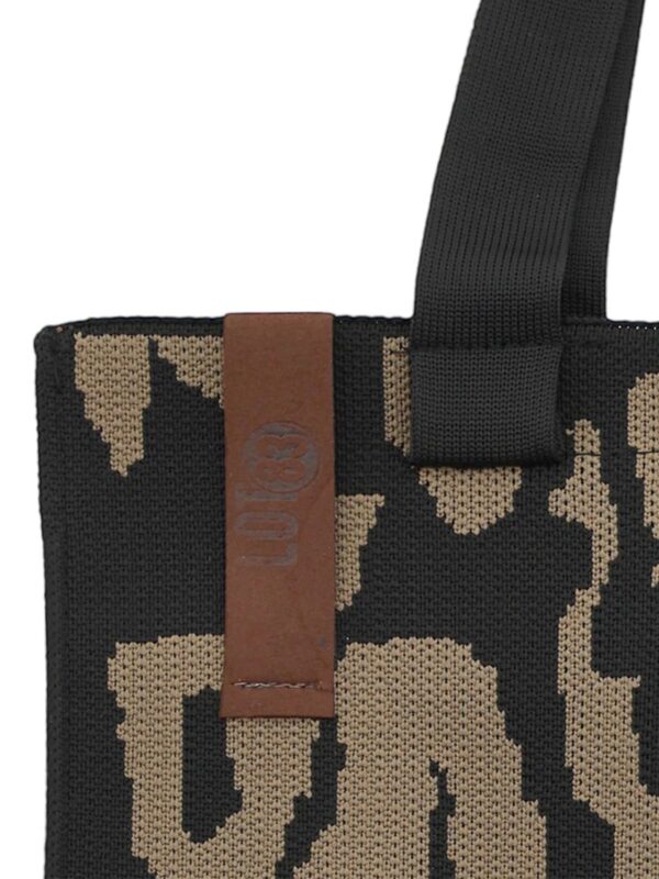 UNIK.HUS LOT83 Tote Bag Femke Leo schwarz braun beige