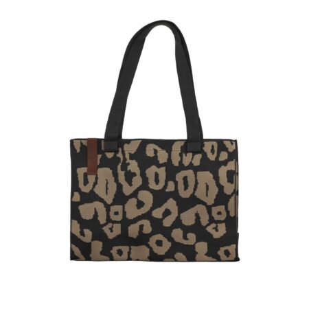 UNIK.HUS LOT83 Tote Bag Femke Leo schwarz braun beige