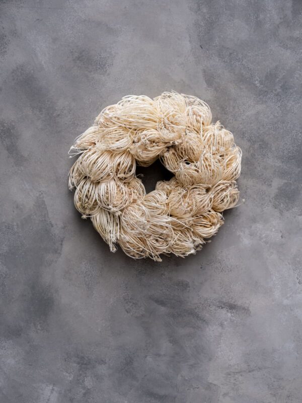 UNIK.HUS Couronne Naturkranz ammi majus wreath bleached 28 cm