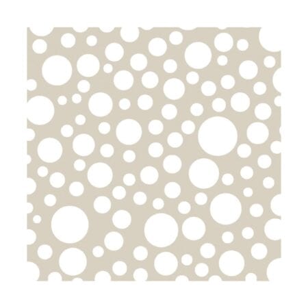 UNIK.HUS PPD Servietten weiß beige Punkte dots