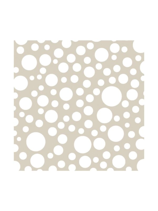 UNIK.HUS PPD Servietten weiß beige Punkte dots