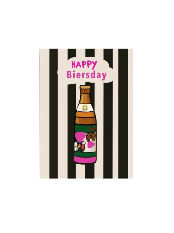 UNIK.HUS Ute Arnold hej.ibiza Happy Biersday Postkarte