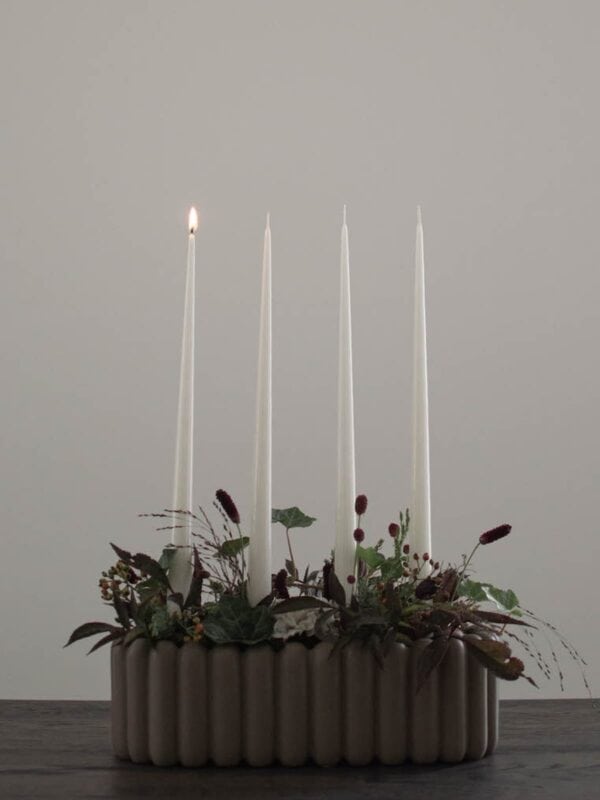 UNIK.HUS dbkd mist oval dust Adventskranz Übertopf Topf Dekoartikel
