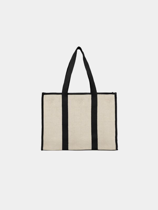 UNIK.HUS hindbag Shopper Oscar Jute Tragetasche Jute + Schwarz