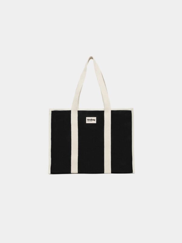 UNIK.HUS hindbag Shopper Oscar Jute Tragetasche Schwarz