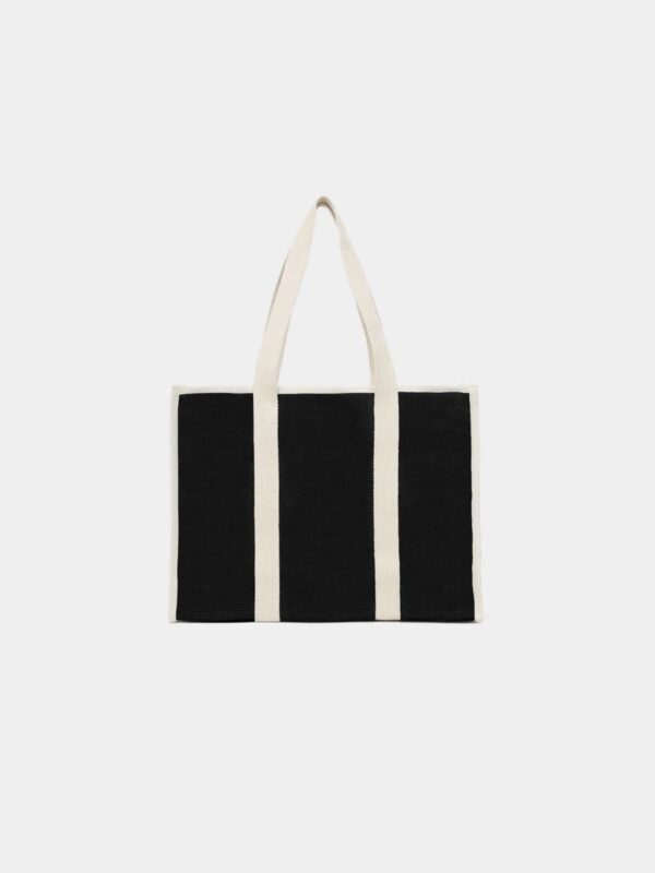 UNIK.HUS hindbag Shopper Oscar Jute Tragetasche Schwarz