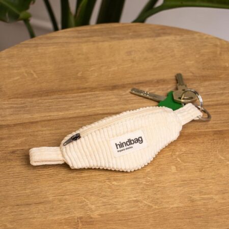 UNIK.HUS hindbag Schlüsseltasche Come Cord beige