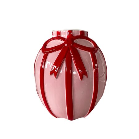 UNIK.HUS Housevitamin Vase Schleife rot rosa