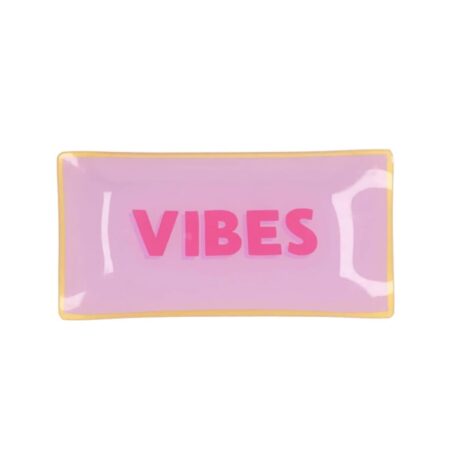 UNIK.HUS Glasteller Vibes Rosa Pink
