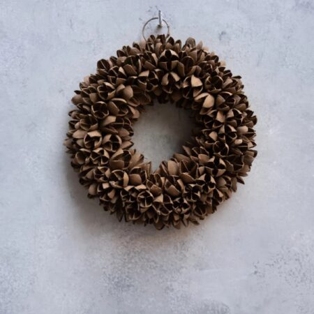 UNIK.HUS Couronne Bakuli Kranz cocoa braun 30 cm