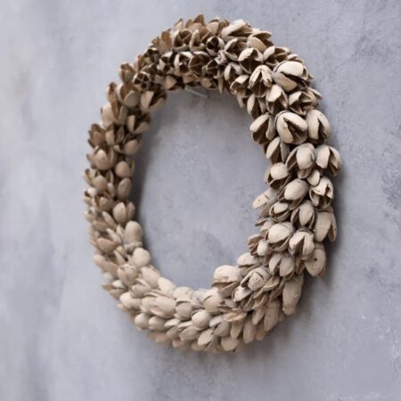 UNIK.HUS Couronne Bakuli Kranz thin coffee cream beige